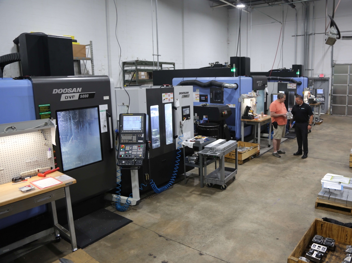 Ellison Technologies and Quali-Mac with five axis cnc machining center