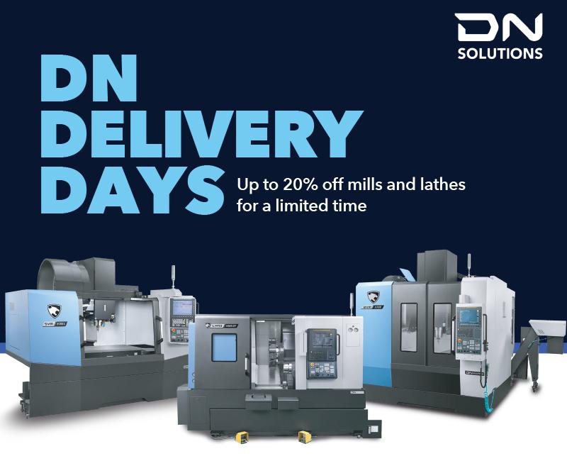 dn delivery days 20% off mills and lathes